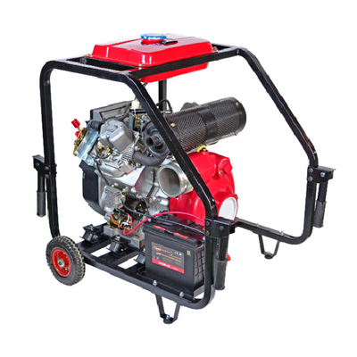Çift Silindirli Dizel Motor Yangın Söndürme Pompası 5RPM 4 Zamanlı 4 inç su pompası
