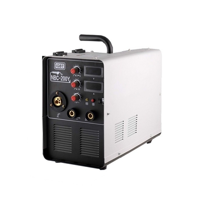 Tek Tüplü Taşınabilir Gaz Kaynakçı Jeneratörü 6.4KVA IGBT kaynak makinesi NBC 200Y