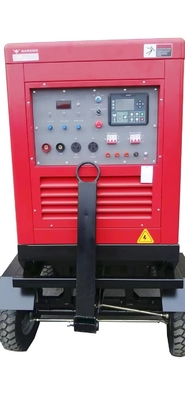 3 Fazlı 400A Sessiz Dizel Kaynak Jeneratörü LCD Kontrol Paneli DC12V Elektrikli Başlatma