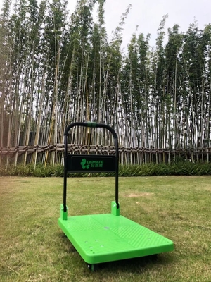 Tek Elle Katlanabilir Platform Araba Arabası SILENT 180kg Polipropilen Güverte