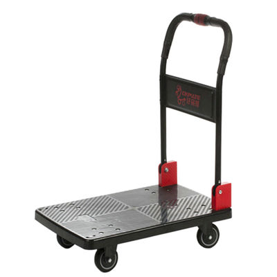 Güçlendirilmiş 4 SESSİZ Tekerlek Katlanabilir Araba Arabası 180KG Ayak Katlanır