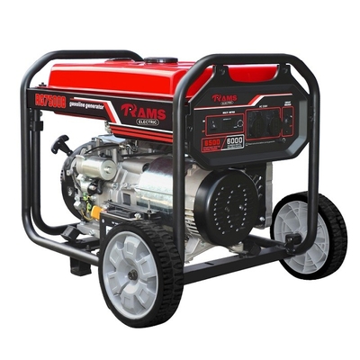 Panel B Taşınabilir Gazlı Elektrik Jeneratörleri 6kw 420cc Ticari Sınıf