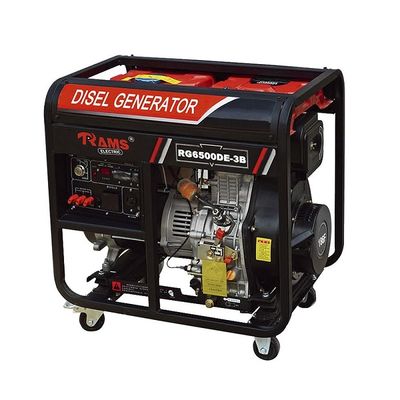 Elektrikli Start 5kw Dizel Jeneratör 389cc Deplasmanlı 4 zamanlı Motor
