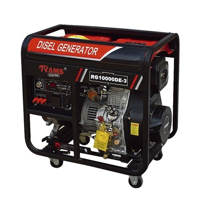 60HZ 7kw Taşınabilir Dizel Jeneratör 8500 anma watt 15 HP motor