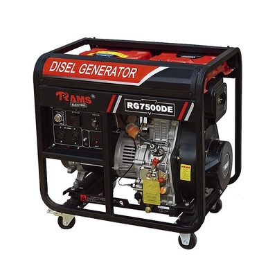 190FD Taşınabilir Elektrikli Jeneratör 60HZ 6kw Dizel Jeneratör 120V 220V 240V