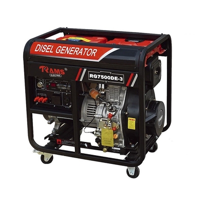 190FD Taşınabilir Elektrikli Jeneratör 60HZ 6kw Dizel Jeneratör 120V 220V 240V