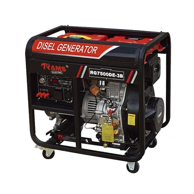 190FD Taşınabilir Elektrikli Jeneratör 60HZ 6kw Dizel Jeneratör 120V 220V 240V