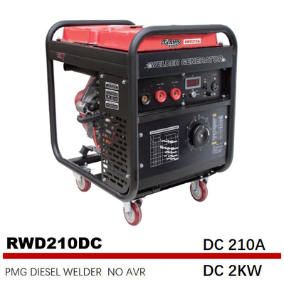 SMAW 250A Dizel Kaynak Jeneratörleri RWD250AC Orta Frekans Tipi