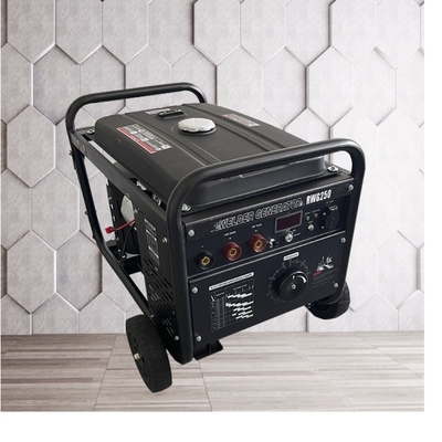 AC 3kw Petrol 210A Manuel Metal Ark Kaynak Ekipmanları 15HP Motor Kaynak Makinesi